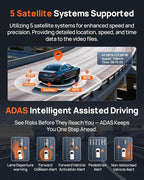 70mai A810S 4K Dual Dash Cam Front & Rear, STARVIS 2 HDR Super Night Vision, AI Motion Detection & 24/7 Parking, Built-in GPS