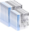 Amazon Basics Roll-Up Travel Compression Storage Bags for Clothes and Towels, No Vacuum Needed, Clear, 12 Pack (6 Small & 6 M