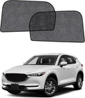 Car Window Shades for Mazda CX-5 (2017–2023), 2-Pack Rear Window Sun Shades for Baby – Breathable Mesh, UV & Heat Blocker, Privacy Protection for Camping, Travel, Sleep & Nursing