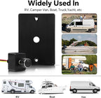 acegoo 12V Dimmer Switch Aluminum RV Light Dimmer High-Side PWM Dimmer, Perfect for Camper Van Boat Trailer Truck Cars, Works with 12V LED Light Fixture, Rotary Dimming (6A-Upgrade)