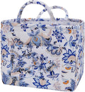 Boho Fabric Storage Basket, Large Capacity Laundry Basket, 12.2'' x 10.23'' x 10.23'' Collapsible Laundry Hamper with Easy Ca