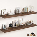Fun Memories 72 Inch Floating Shelves, 12 Inch Deep Wall Shelf for Fireplace Mantel, Deep Storage Shelves for Home & Office, 