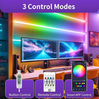 iNextStation RGB Smart IC 5V USB Neon Led Strip Lights, 16.4Ft 5M Neon Rope Lights Flexible Multicolor IP67 Waterproof LED Tape Light for TV Bedroom Kitchen Wall Indoor Outdoor Decor