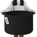90L Large Blanket Basket,21.7"L x 21.7"W x 13.8"H Rope Woven Baskets with Handles, Toys Storage Bins,Laundry Basket Perfect f