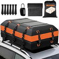 Mupera Car Rooftop Cargo Carrier, 20 Cubic Feet Waterproof PVC Roof Rack Cargo Carrier with Anti-Slip Mat, Combination Lock, Storage Bag, Suitable for Vehicles with or Without Roof Rack