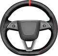 MEWANT DIY Stitching Steering Wheel Cover Wrap for Tesla Model 3 Highland 2023-2025/Model Y 2025 Highland for Tesla Model 3/Model Y Accessories(3D Style)