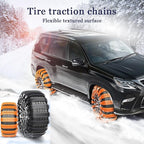 16PCS Snow Chains for Car Tires for BMW M4 2015–2025, Portable Reusable Safety Chains, Helps Improve Traction on Winter and M