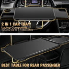 Car Steering Wheel Desk Compatible with Ford F150 F250 F350 F-150 F-250 F-350, Foldable Back Seat Tray Table, Car Steering Wheel Tray for Laptop Eating Writing, Travel Car Accessories,C