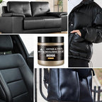 Leather Recoloring Balm - Beige Leather Repair Kit for Furniture, Leather Dye & Paint to Recolor, Restore & Repair Faded, Cra