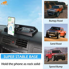 Aunginsy Center Console Dash Storage Tray Compatible with Hummer H3 2005-2009, Car Dashboard Multi-Functional Phone Mount Storage Box Dash Organizer Tray Insert with Mobile Phone Holder Accessories