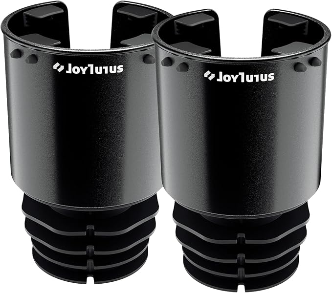 JOYTUTUS Cup Holder Expander for Car, 2 Pack Car Cup Holder Expander for YETI, Hydro Flask, Nalgene, Large Car Cup Holders Ho