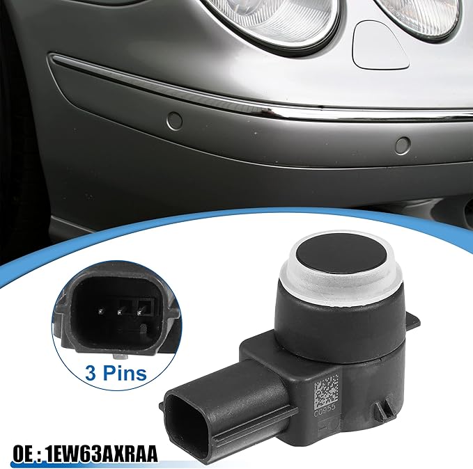 X AUTOHAUX 2pcs Car Bumper PDC Reverse Parking Assist Sensor 1EW63AXRAA for Chrysler 300 2009-2014 for Dodge Charger 2011-2014 for Ram