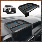 Muslogy Dashboard Storage Box for 2024 2025 2026 Tacoma & 2025 2026 4Runner Accessories Center Console Organizer w/ 8-inch Screen for SR SR5 TRD PreRunner TRD Sport Off-Road Pro Trailhunter (Blue)