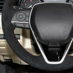 MEWANT Hand Sewn Steering Wheel Cover for Toyota Camry 2018-2019/Toyota Avalon 2019/Toyota Corolla 2019-2020/Toyota RAV4 2019 Steering Wheel Accessories