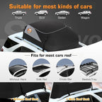 Sailnovo Car Rooftop Cargo Carrier Bag Waterproof 20 Cubic Feet for Top of Vehicle with/Without Roof Rack Car Top Carrier with 6 Door Hooks, Reinforced Straps & Storage Bag 1000D