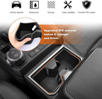 Cup Holder Inserts for 2025 2026 Toyota 4Runner Accessories, Non-Slip TPE Center Console Cup Holder Protector to Prevent Spills & Scratches for 4Runner Interior Accessories