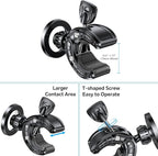 Coolpow Gym Magnetic Phone Holder Mount for MagSafe【Strong Magnets】 Stroller Phone Holder Adjustable Stand Clamp, with Gym Equipment, Stroller, Shopping Cart, Treadmill for iPhone 17 Pro Max 16 15 14