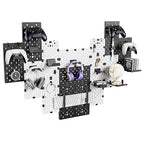 PEGZONE Controller and Headphone Holder Wall Mount, Modular Gaming Pegboard with Accessories, Controller Stand for Xbox PS5 P