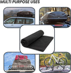 Zento Deals Car Roof Mat for Cargo Bag Mesh Rubber Mat for Car Roof Carrier Bag, Anti-Slip, Extra-Cushioning, Car Roof Padding, and Home Rubber Mat,Grip, Universal Usage,Car Roof Racks (2)