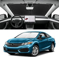 Custom Fit Windshield Sun Shade for Honda Civic 2012-2015, Blocks UV & Heat, Front Window Sunshade Accessories, Easy Fold & Store Keep Your Car Cooler