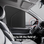 Car Curtains for Side Window - 4 Pcs Thicken Privacy Sun Shades Magnetic 100% Block Light Car Window Covers with Cooler Feeling (Thickset, 4pcs)
