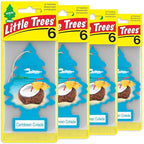 LITTLE TREES Car Air Freshener | Hanging Tree Provides Long Lasting Scent for Auto and Home | 24 Air Fresheners |Caribbean Co