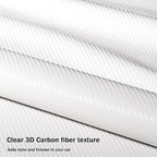 Steering Wheel Cover for 2017-2023 Tesla Model 3 2020-2024 Tesla Model Y, Carbon Fiber Steering Wheel Cover for Tesla Model 3/Y Accessories, Matte White