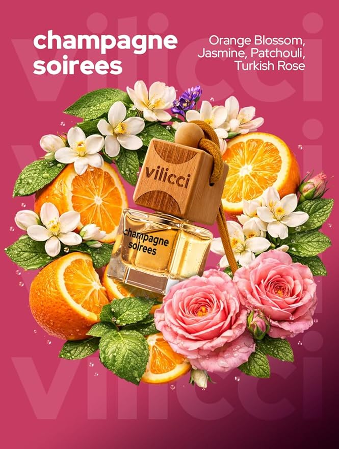 Vilicci Car Air Freshener | Luxurious Auto Perfume | Premium Hanging Air Freshener | Long Lasting Fragrance for Auto and Home