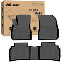 Nilight TPE Floor Mats for Chevy Malibu 2016 2017 2018 2019 2020 2021 2022 2023 2024 2025,All Weather Custom Fit Heavy Duty Floor Liners