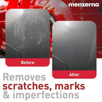 menzerna Scratch and Swirl Remover Kit I Car polishing Set with Menzerna Heavy Cut 400 (8oz) and 3,5 Inch Polishing Pad I Deep Scratch Repair Kit for All Types of Vehicles