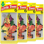 LITTLE TREES Car Air Freshener | Hanging Tree Provides Long Lasting Scent for Auto and Home | Crisp Autumn Air, 24 Air Freshe