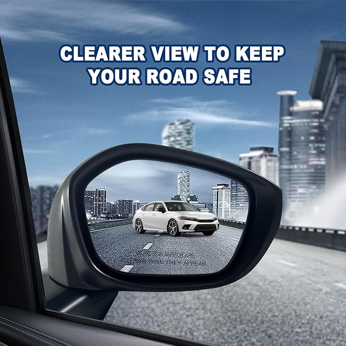Right Passenger side Mirror Fits 2022-2025 HONDA CIVIC Sedan/Hatchback With Power Glass, Manual Folding, Match to Crystal Black Pearl Replace HO1321350 76208T20A01 (3 Pins)