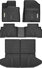 YITAMOTOR Floor Mats & Cargo Liner for Hyundai Tucson 2022-2025 2026 (Not Fit Hybrid & PHEV), Includes 2 Rows and Cargo Liner Set, All Weather Protection TPE Floor Liners,Trunk Mat Accessories, Black