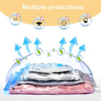 UPGOGO Travel Vacuum Bags with Portable Electric Pump (Combo 8 Pack)