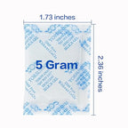 Silica Gel Silica Gel Packets, 5 Gram 200Pcs Desiccants Silica Gel Packs Moisture Absorbers, Desiccant Packets for Storage