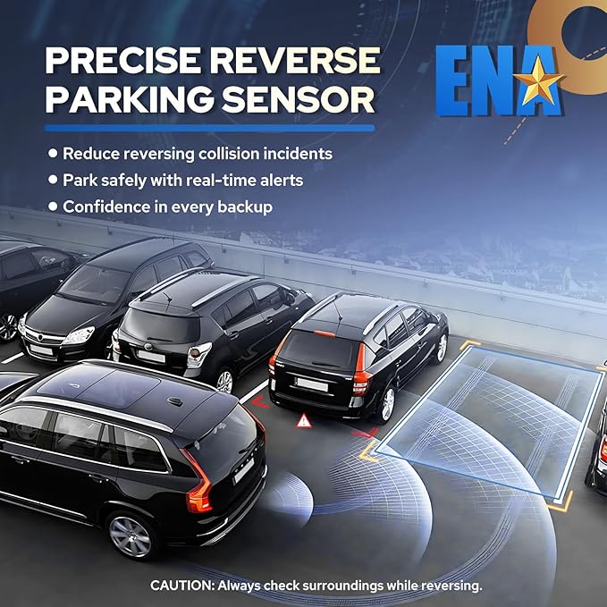 ENA 4 Bumper Backup Parking Sensor Compatible with Ford F150 F250 F350 F450 F550 E150 E250 E350 E450 E550 Super Duty Escape Explorer Freestar Expedition Excursion Windstar Replacement for 4F2315K859AA