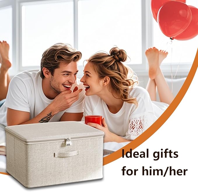 Locking Adult Game Toy Storage Organizer Lock Box Toy Storage Bins Women and Men Game Toys Storage Bags with 4 Drawstring Bag