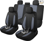 YGL Car Seat Covers for Full Seats,Waterproof Seat Covers for Cars,Durable Neoprene Car Seat Protectors,Interior Covers for C