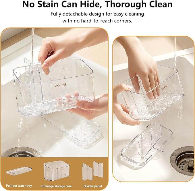Toothbrush Holders for Bathroom Countertop Organizer, 5 Slots Large Capacity Electric Toothbrush Holder Wall-Mount for Space 