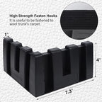 Set of 4 Car Trunk Organizer Set, Cargo Blocks for Back of SUV Multipurpose Trunk Divider Available to Wool or Leather Carpet
