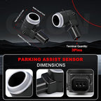 Parking Assist Sensor Compatible with Dodge Ram 1500 2500 3500 Journey Durango,Jeep Commander Liberty Grand Cherokee,1PCS Rev