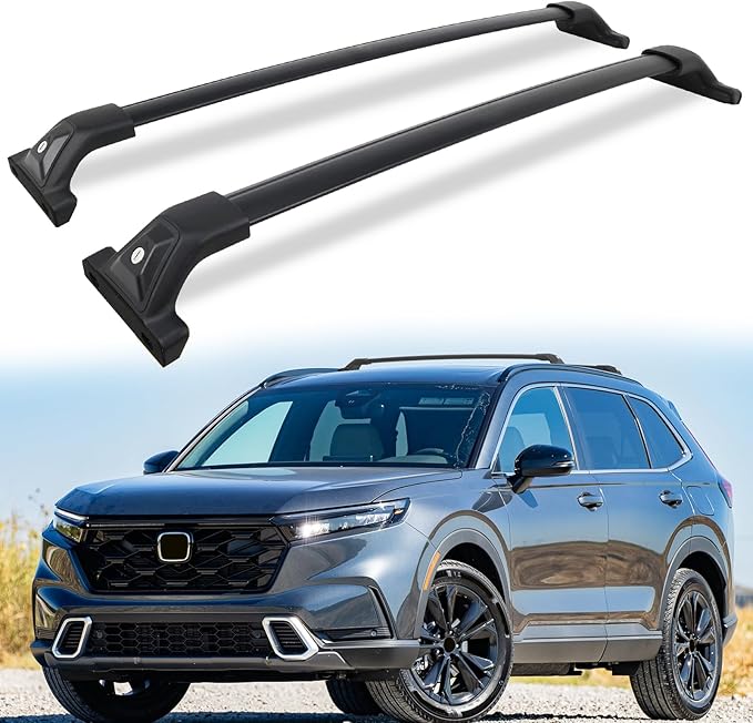 Snailfly Aluminum Roof Rack Cross Bars with Lock Fit for Honda CRV CR-V 2023-2026, 330lbs Crossbars Anti-Wobble & Wind Noise Reduction Heavy Duty Cargo Carrier Accessories