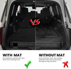 LASFIT Cargo Mat & Seatback Mat for Toyota Land Cruiser 2024-2026, Custom Fit All-Weather TPE Rubber Backrest & Trunk Mats for Land Cruiser Accessories, Easy to Clean, Black