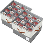 Shoe Organzier for Cloest - 2pack Adjustable Shoe Storage Box Fits 8-16 pairs,shoe Bin with Pop-Up dividers,Space Saver shoes