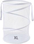 Seiritex Mesh Popup Laundry Hamper 115L Collapsible Laundry Basket Extra Large Capacity Foldable Clothing Storage Basket with