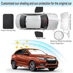 3PCS Car Window Shades Front Windshield Sun Shade Foldable Window Shade Custom Fit for 2016-2022 Honda HR-V HRV XRV Accessories Car Shades for Front Windows Anti-UV Rays Block Heat