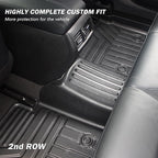 KUST Custom Fit Floor Mats for 2019-2025 2026 Nissan Altima Accessories All Weather Floor Mat Carpet Liners Front Rear 2 Row Seat Black Liner TPE