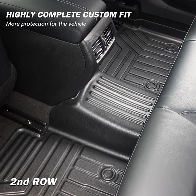 KUST Custom Fit Floor Mats for 2019-2025 2026 Nissan Altima Accessories All Weather Floor Mat Carpet Liners Front Rear 2 Row Seat Black Liner TPE