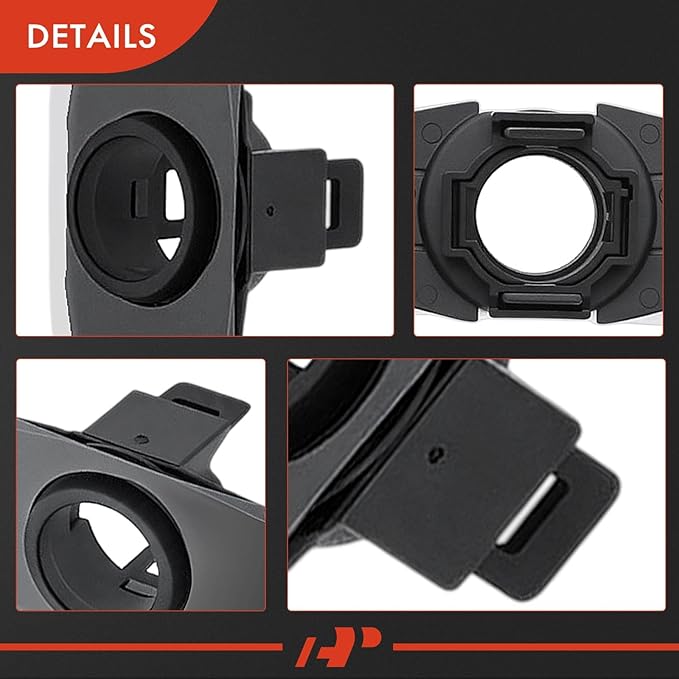 A-Premium 4-PC Front Inner and Outer Parking Assist Sensor Retainer Bezels Compatible with Toyota Models - Tundra 2022-2024, 