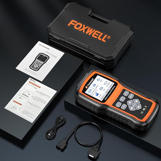2026 FOXWELL NT630 Plus OBD2 Scanner with ABS and SRS, ABS Code Reader Auto Bleed Scan Tool Brake SRS Scanner, Car Scanner